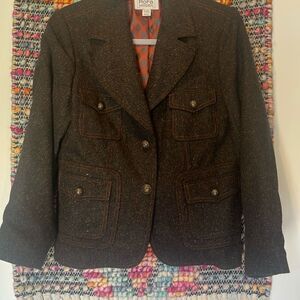 This blazer is so cute!  RoFa Moden tweed blazer.